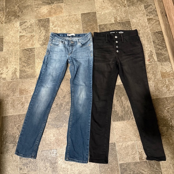 Old Navy Other - Old Navy Women's Blue and Black Skinny Jeans